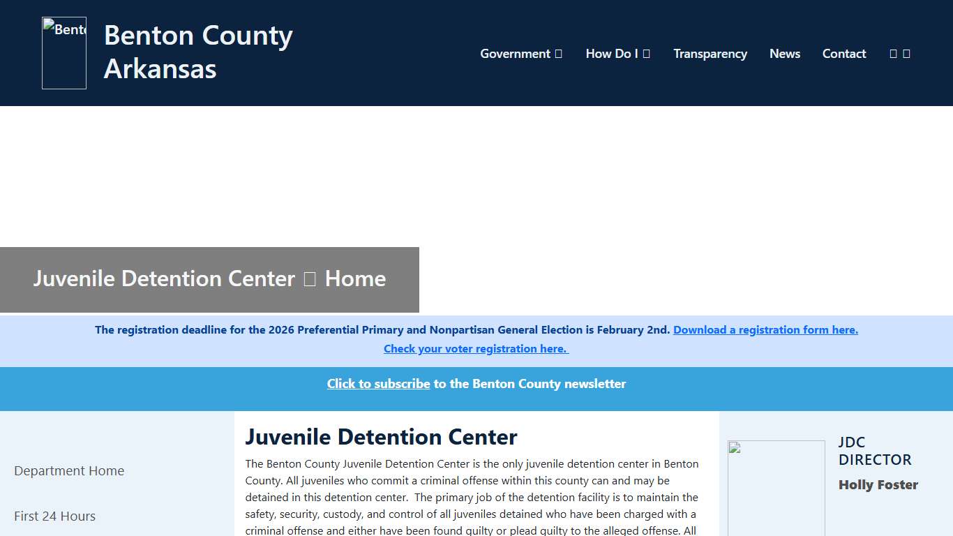 Home - Juvenile Detention Center